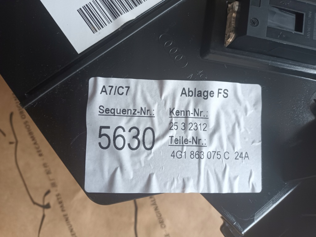 фото №10, Audi a6 c7 4g lift защита панели колонки pod руль 28km 4g1863075c 28km