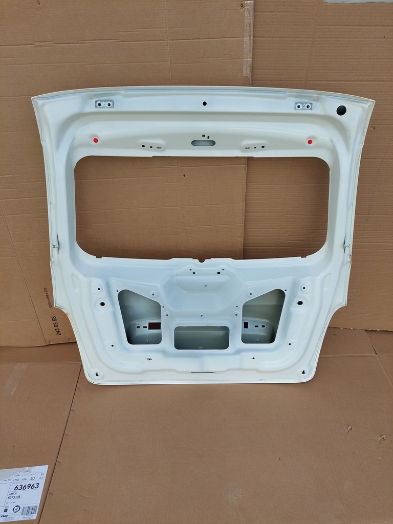 фото №4, Fiat 500 . кришка багажника задня k064