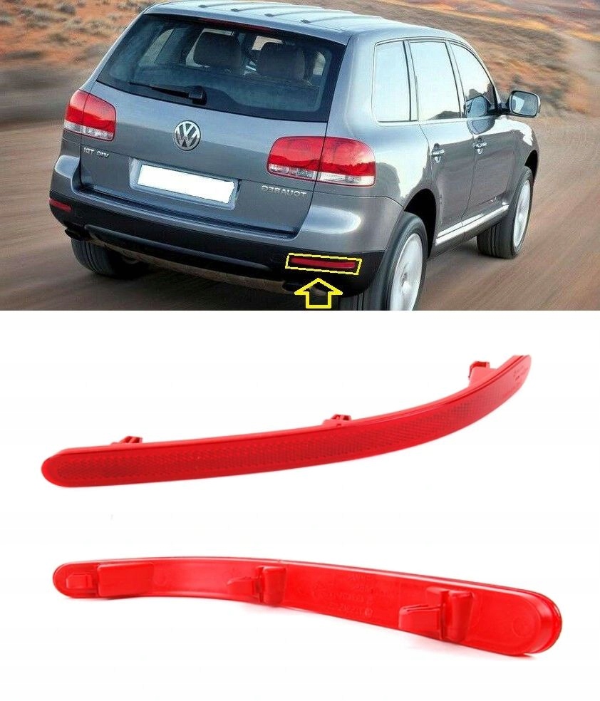фото №2, Отражатель vw touareg 2002-2010 правый задняя