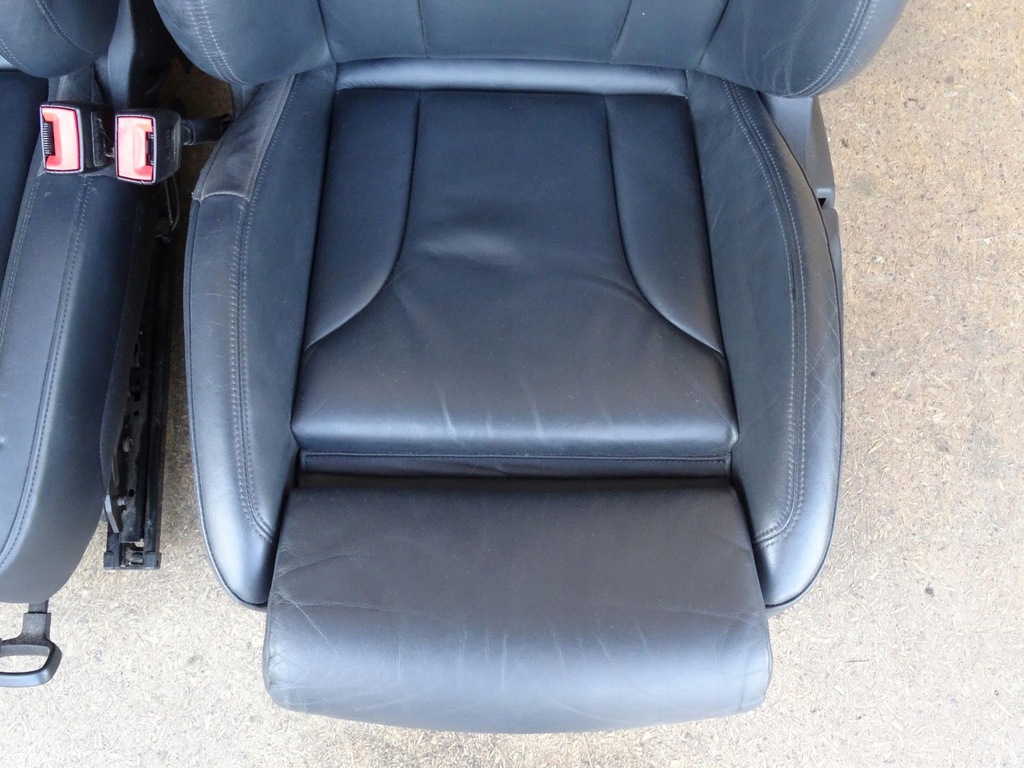 фото №11, Audi q3 8u s-line 11-18 обивка сиденья полная кожа заднее сиденье спинка подогрев