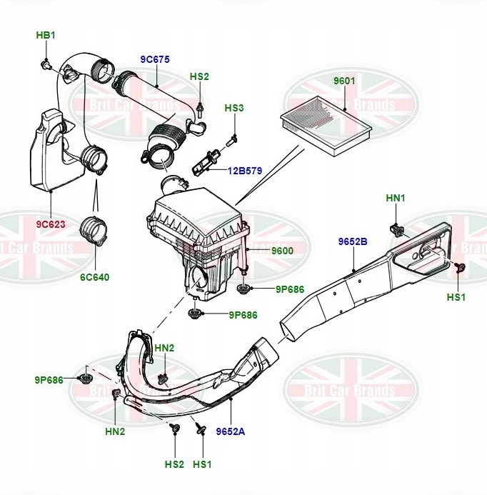 фото №3, Труба турбіни land rover freelander 2 l359 lr000924 6g929c623ad