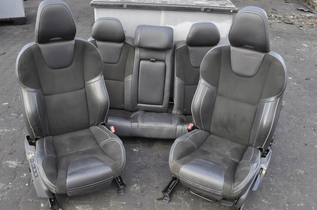 фото №1, Volvo s60 ii rdesign комплект сидінь шкіряних шкіра алькантара