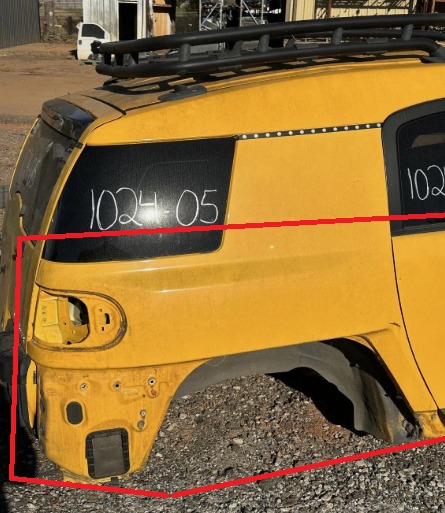 фото №1, Toyota fj cruiser крыло задняя задний правый обшивка подкрылок дверь