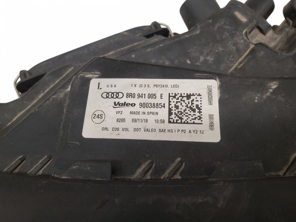 фото №8, Audi q5 sq5 8r0941005e перед сторона левая лампы передние