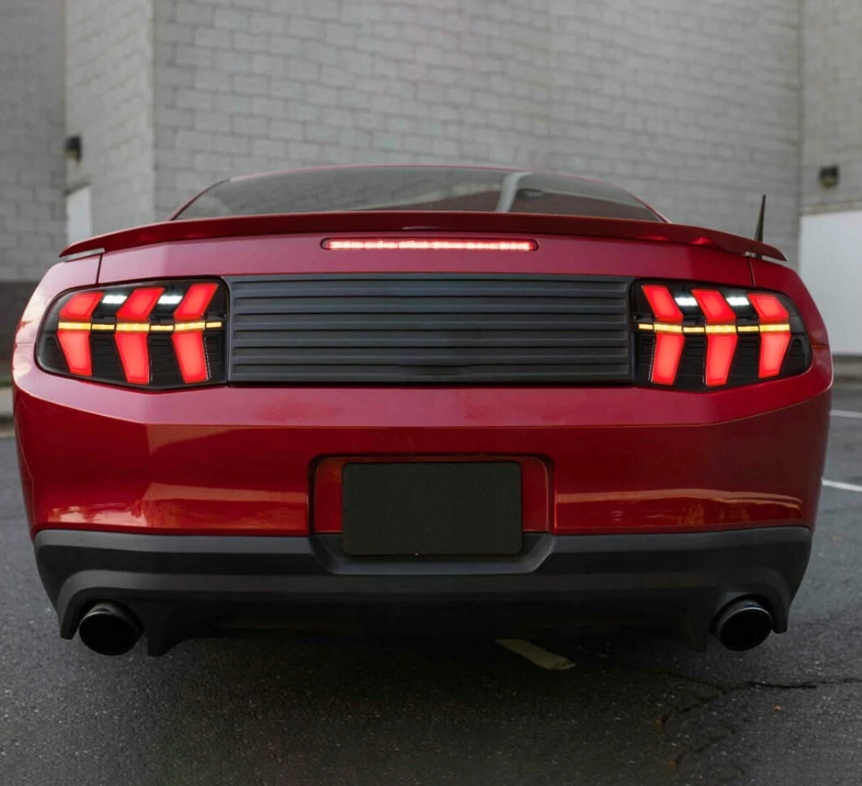 фото №13, Лампы задняя kpl full led neon диоды animacje тюнинг ford mustang v 5 lift 09-