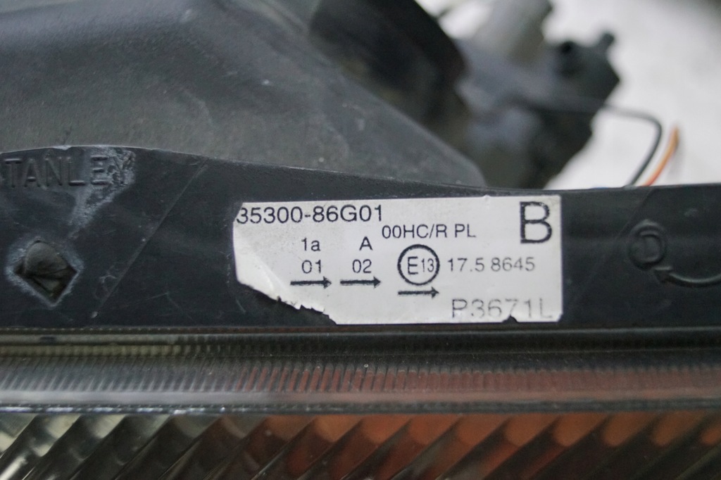 фото №13, Лампа левый перед suzuki ignis ii