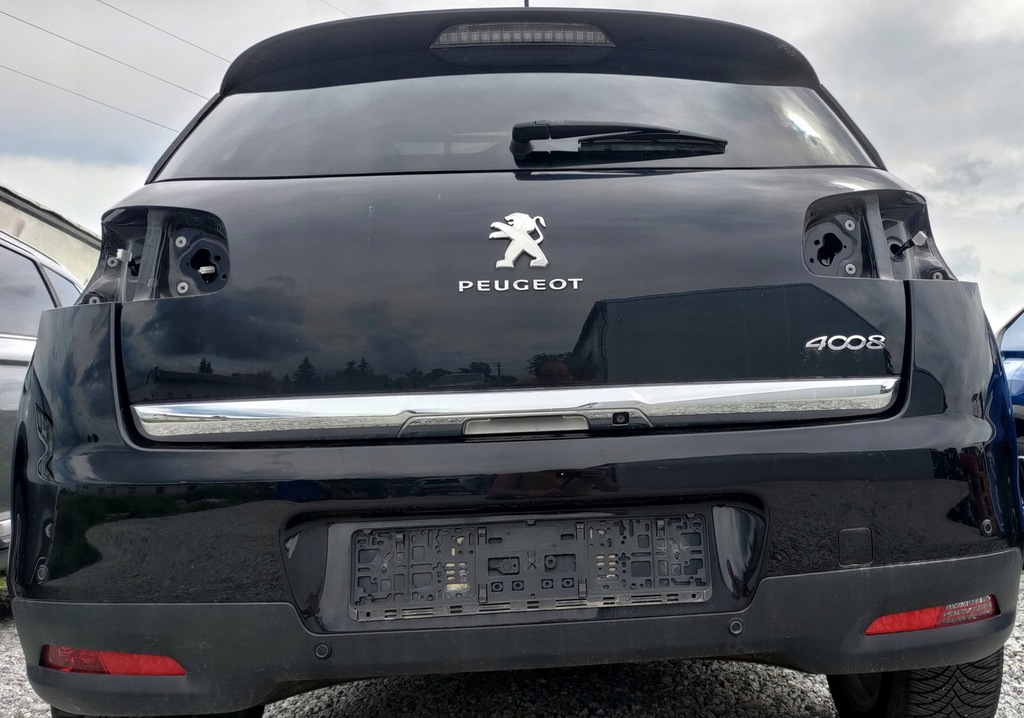 фото №10, Peugeot 4008 citroen c4 aircross молдинг хром накладка крышки задняя багажника