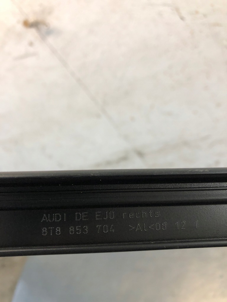 фото №7, Молдинг кузовная правая a5 sportback czarna матовая 8t8853704