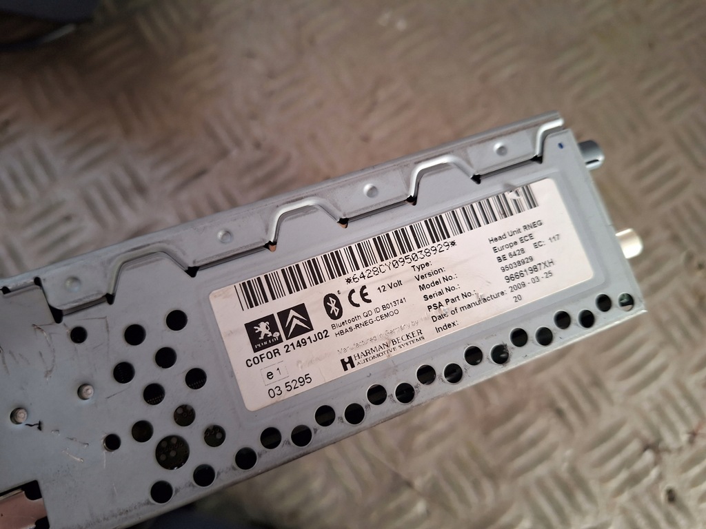 фото №5, Радіо дисплей peugeot 308 t7