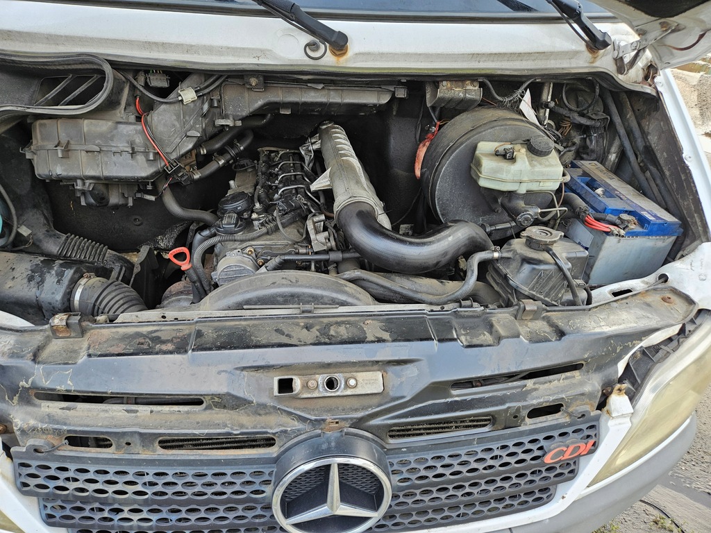 фото №1, Двигатель kompletny mercedes sprinter 2.7 cdi om 612