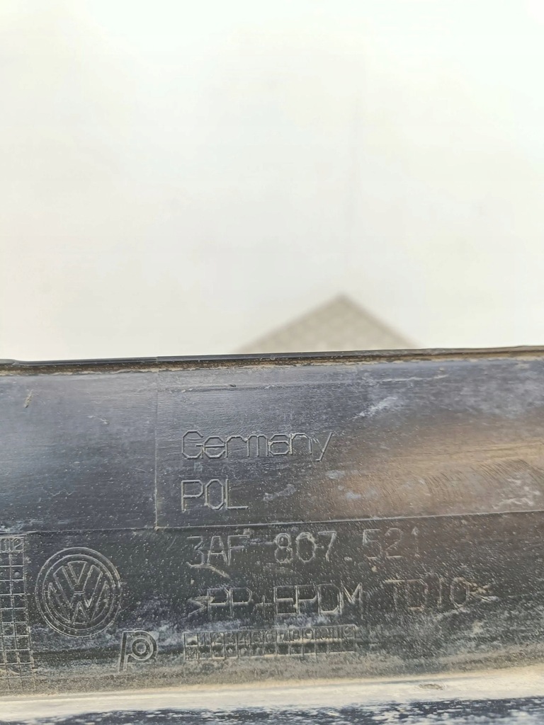 фото №6, Volkswagen passat b7 2012 молдинг нижняя бампера заднего