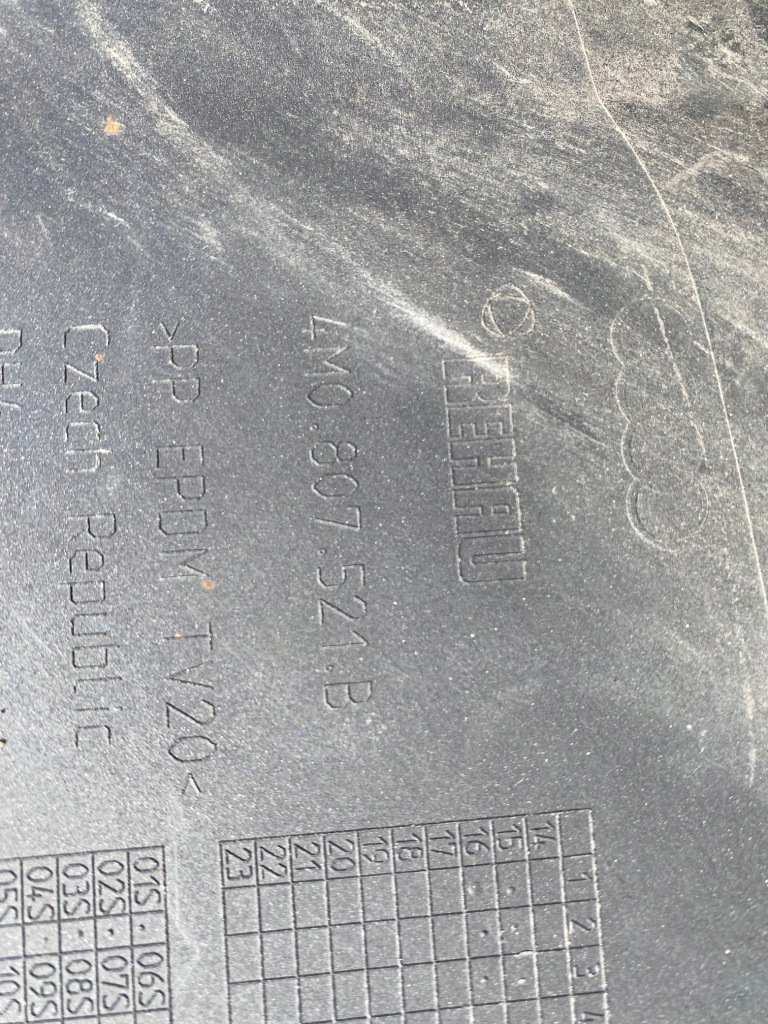 Купить Спойлер бампера задний  audi q7 ii 16- s line