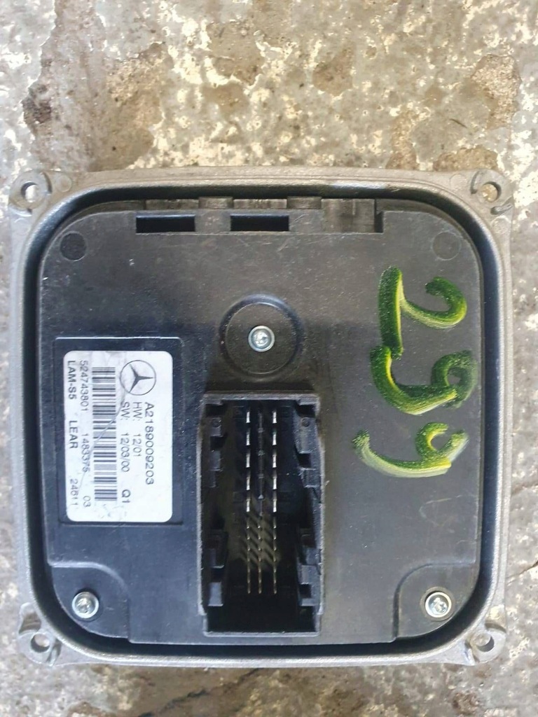 фото №1, Mercedes-benz gl x166 2014 модуль вирівнювання світла ксенон