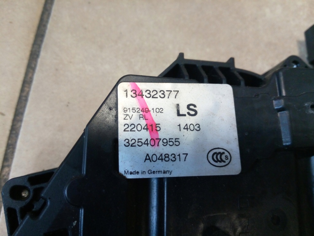 фото №13, Замок дверь opel t. meriva b