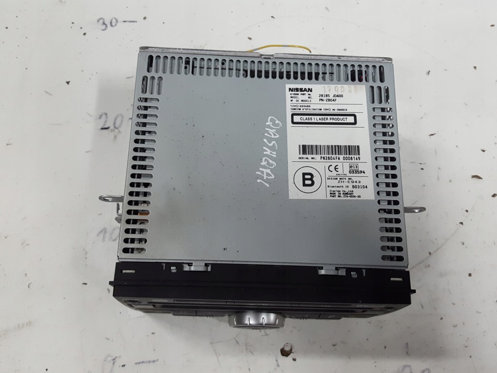 фото №3, Nissan qashqai i j10 06r- радио cd радиопроигрыватель