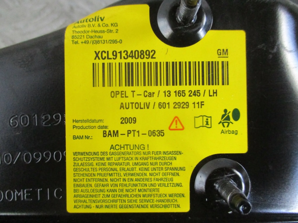 фото №6, Подушка левый перед w сиденье 13165245 opel zafira b 05-14r lift 1.8b