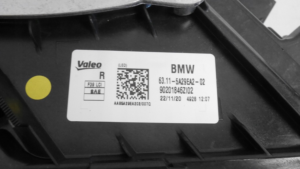 фото №9, Bmw x2 f39 lci lift лампа права full led комплектна usa ameryka 5a29ea2
