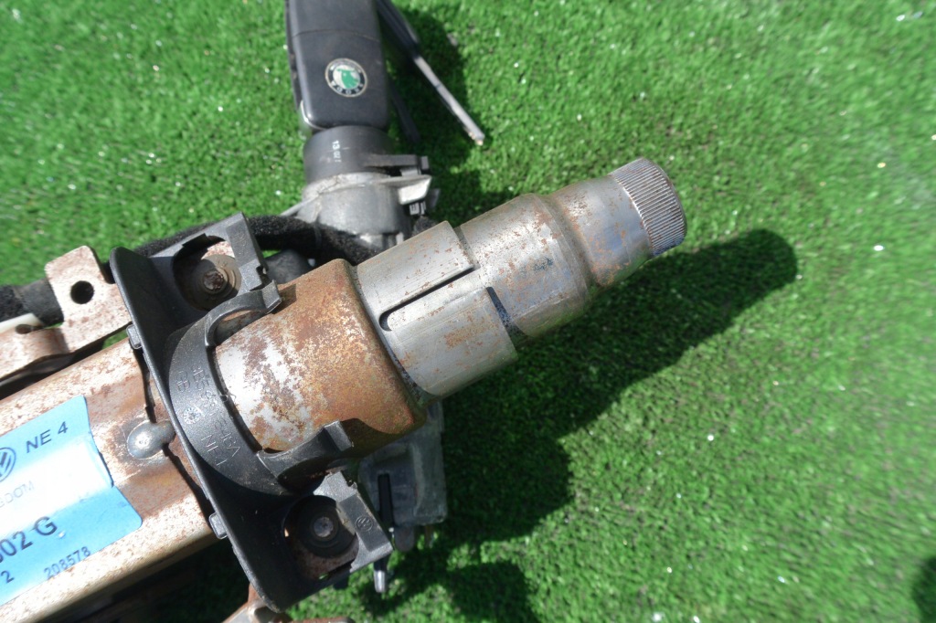 фото №7, Колонка рулевая замок зажигания ключ skoda superb i