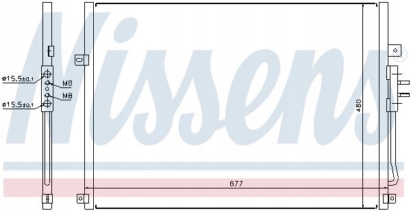 фото №7, Nissens 94464 конденсатор кондиціонера