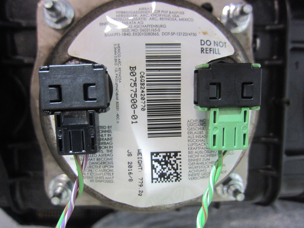 фото №11, Bmw x1 f48 f39 x2 панель приладів приладова консоль 51456969852 6969852 подушка безпеки usa