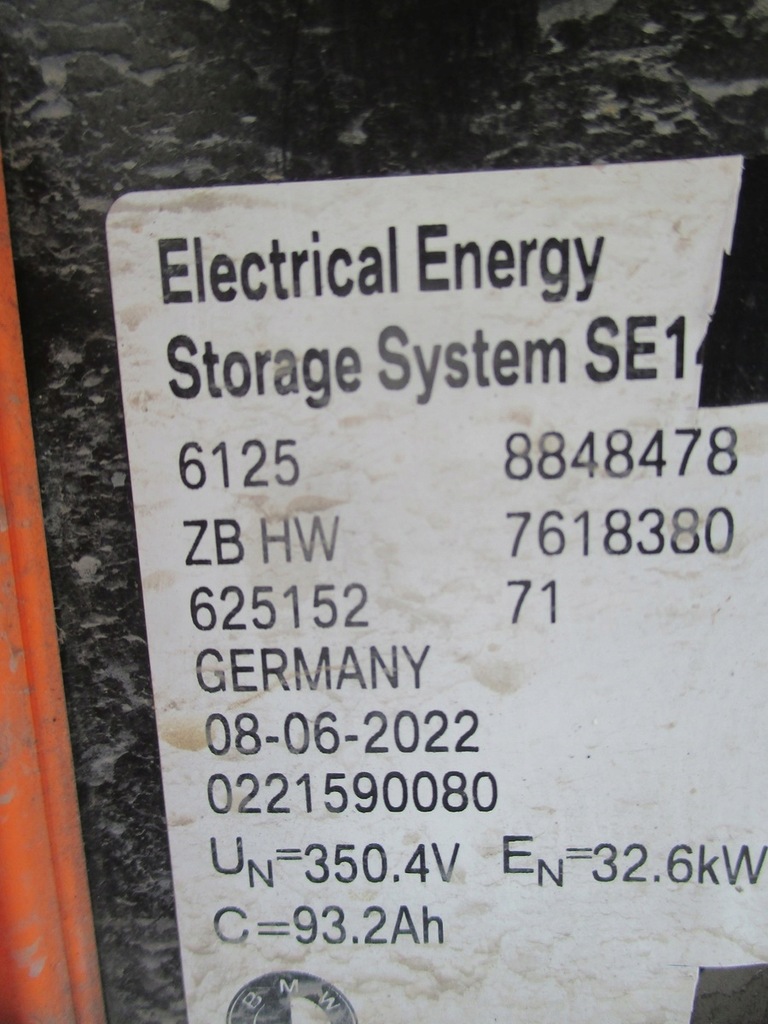 фото №11, Акумулятор акумулятор mini f56 8848478 32,6kw 93,2ah