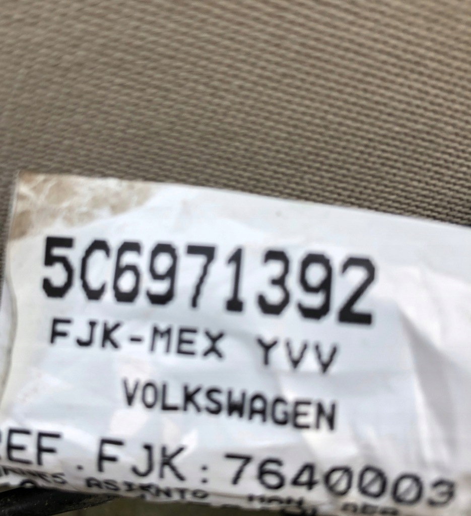 фото №11, Vw beetle 5c сиденья сиденья комплект бежевые