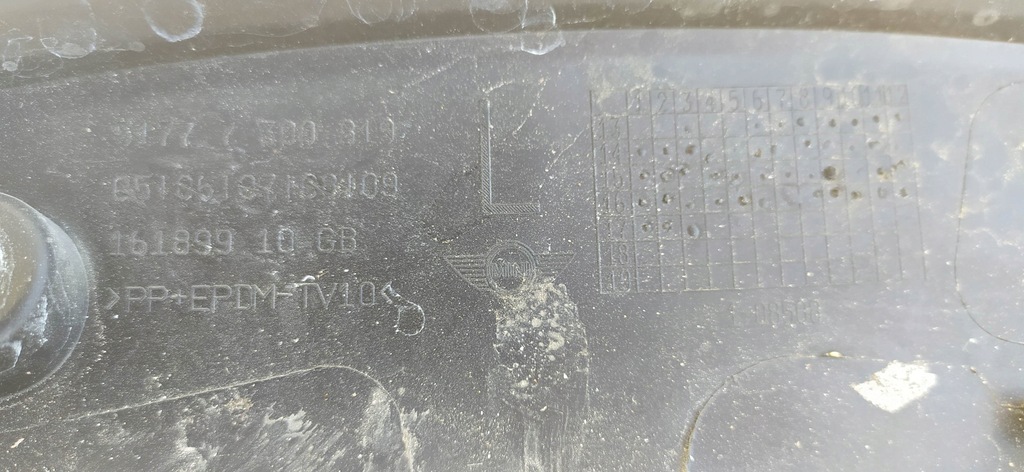 фото №10, Молдинг крыла левый перед mini cooper f55