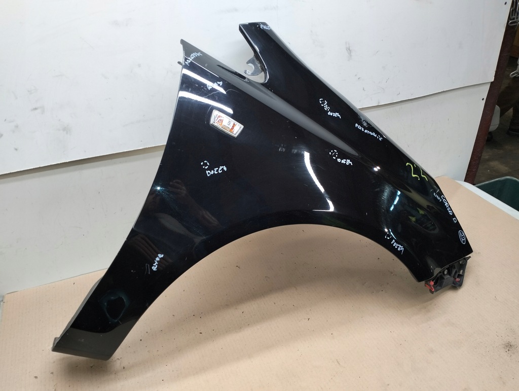 фото №8, Крила правий перед opel corsa d чорний z20r оригінал лак