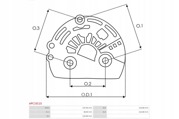фото №2, Кришка захисна, генератор as-pl apc1011s