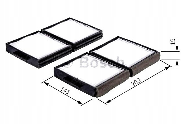 фото №1, Bosch фільтр кабіни toyota avensis 1,6-2,0 carina e