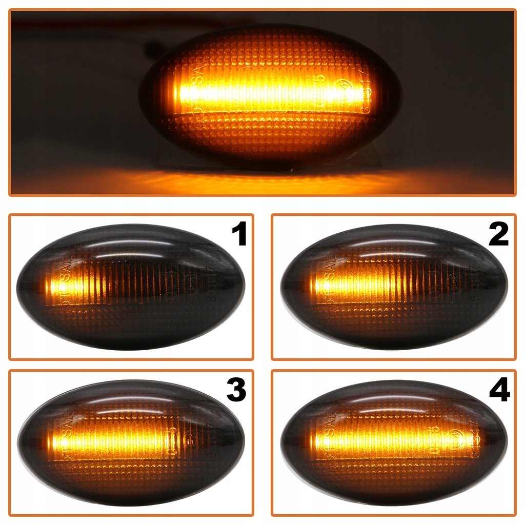 фото №4, Поворотники динамічні led mini r50 r52 r53