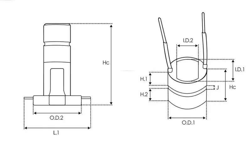 фото №3, Komutator генератора asl9051s as-pl