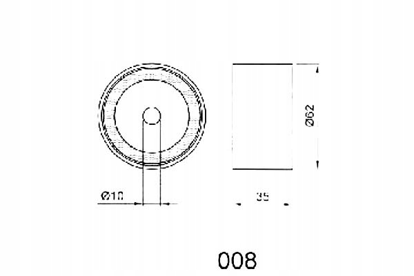 фото №8, Japan parts ролик ремінь розподільного валу chrysler pt cruiser 2,0 z.