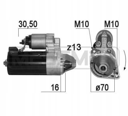 фото №1, Стартер era 220868a