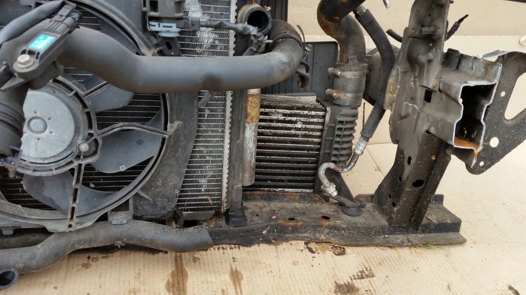 фото №16, Pas передній радіатор підсилювач передній nissan note e11 lift