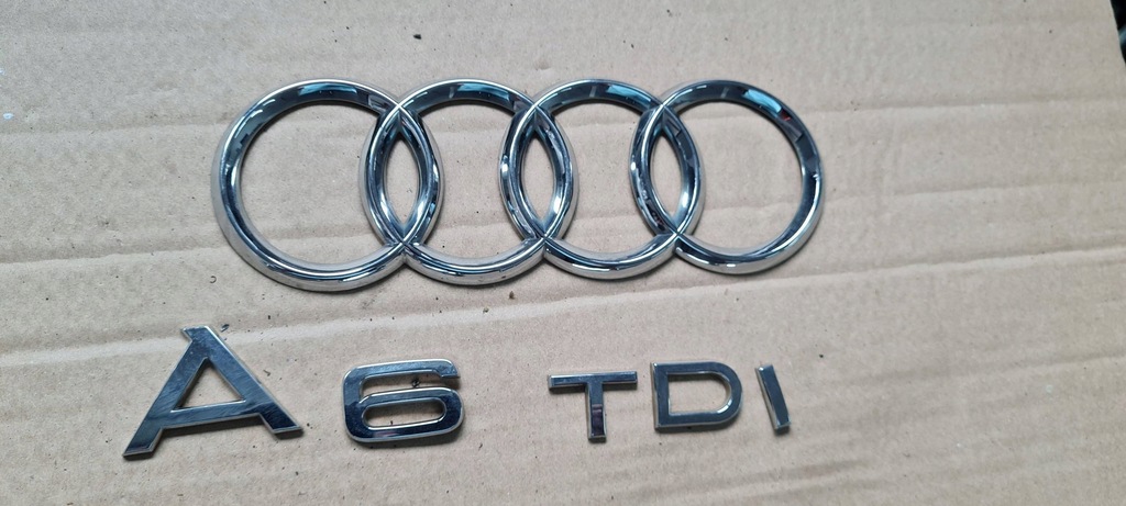 фото №8, A6 c6 lift емблема logo значок кришки багажника задня a6 tdi
