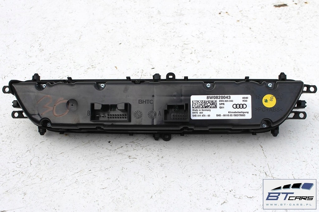 фото №6, Audi a4 a5 панель кондиционера кондиционер 8w0820043 8w0820043l модуль блок управления na