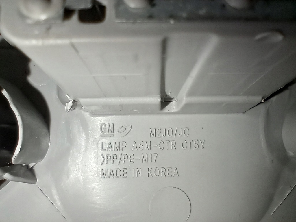 фото №10, Opel karl 2016 лампа салона кабины оригинал