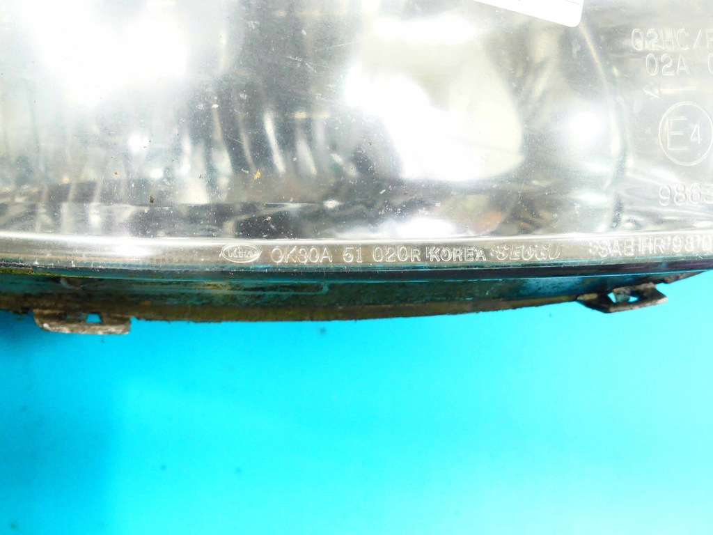 фото №9, Фара правый лампа перед kia rio i 99-02 europa