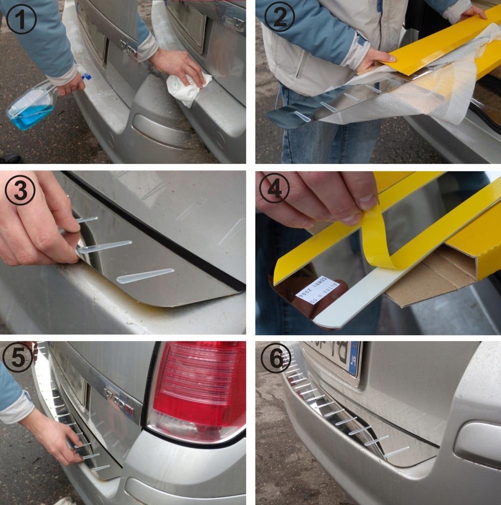 фото №9, Молдинг na бампер citroen c4 picasso i 2006-2013