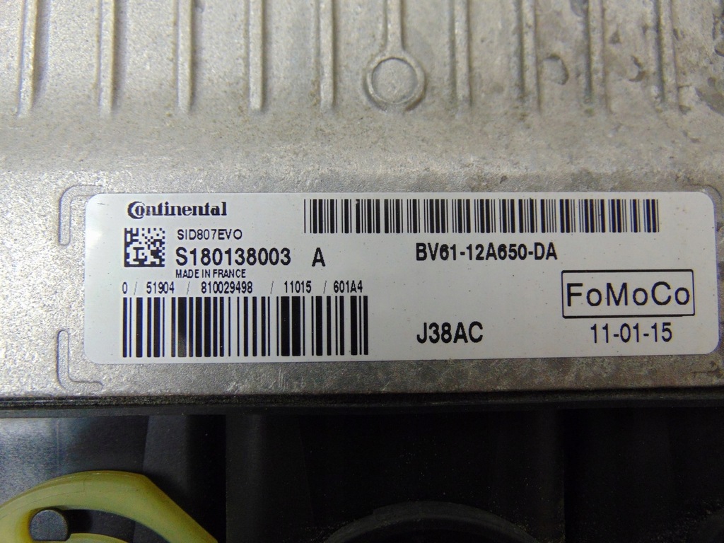 фото №7, Бортовой компьютер двигателя mazda 5 ii cw 2010- 1.6 tdci bv61-12a650-da