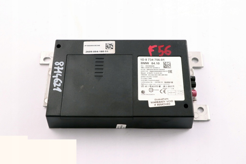 фото №1, Mini cooper one f55 f56 f60 модуль блок керування бортовий комп'ютер комфорту 8734756