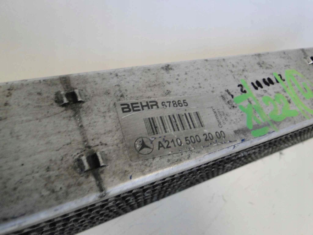 фото №10, Mercedes e w210 210 lift радіатор інтеркулер