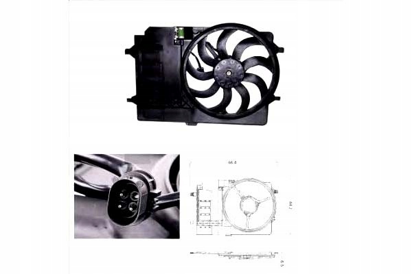 фото №2, Tyc вентилятор радіатора mini mini one r50. r53