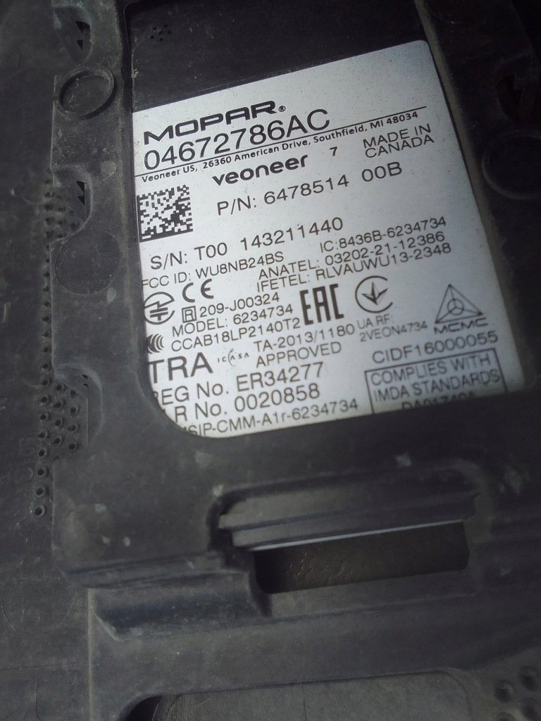 Chrysler pacifica 17- бампер задні pw7 америка Зі Шроту