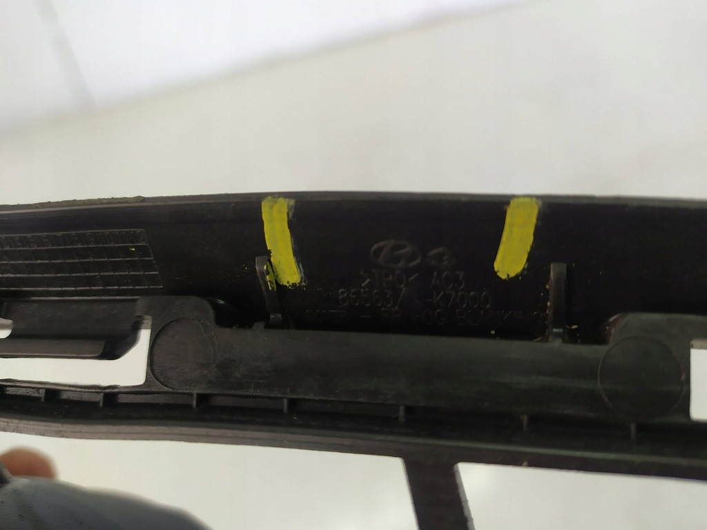 фото №8, Решётка бампера противотуманной фары левая перед hyundai i10 iii 86563-k7000