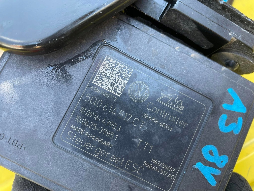 фото №5, Audi a3 8v5 насос abs 8v 5q0614517ct