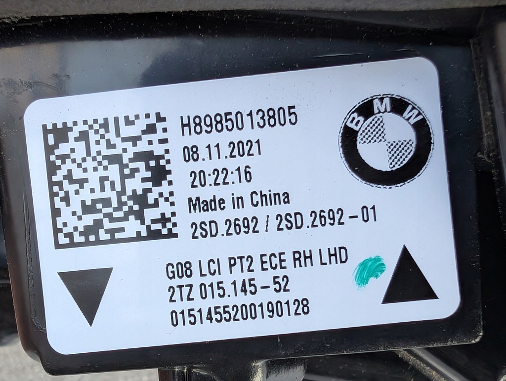 фото №8, Bmw ix3 x3 g01 g08 lift лампа задняя правая led w крышка 2021- eu