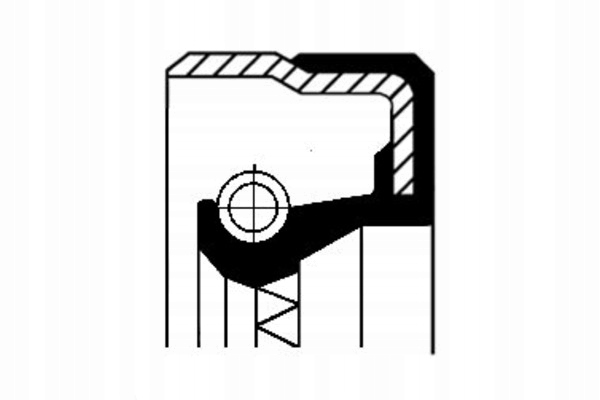 Corteco 01020317b pierżcień ущільнювальний вала, диференціал Недорого