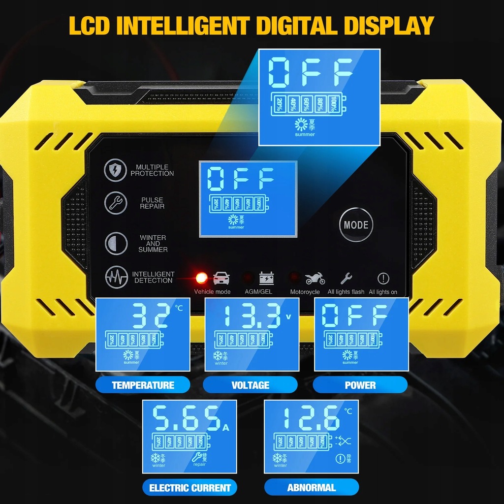 фото №8, Зарядний пристрій do акумуляторів motocyklowych trickle